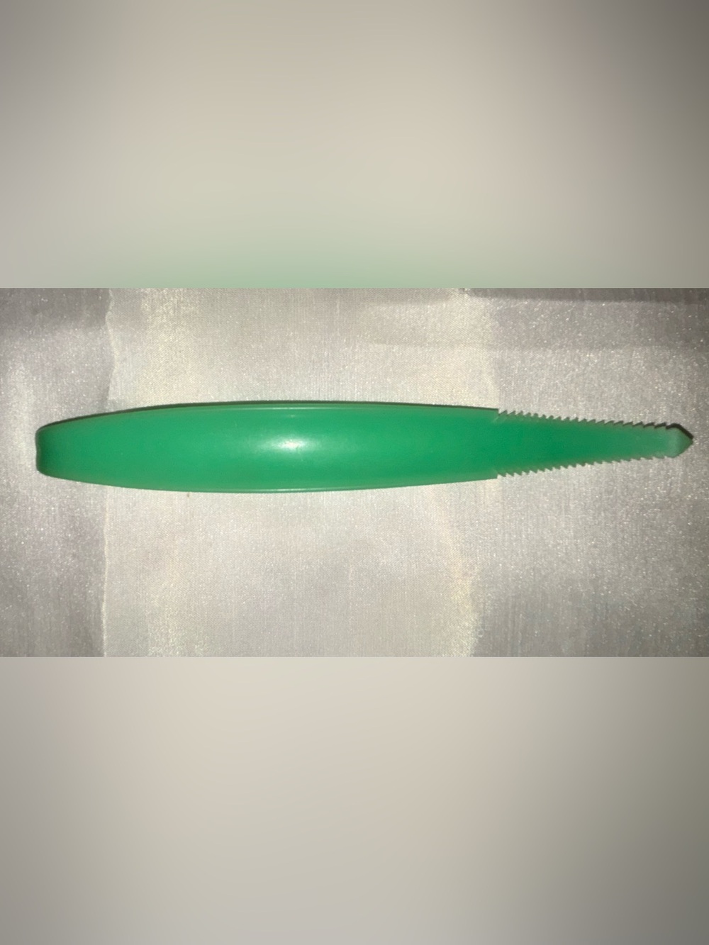 Vintage Jadeite Gree Tupperware Lettuce Corer & Grapefruit/Citrus Knife Part 885